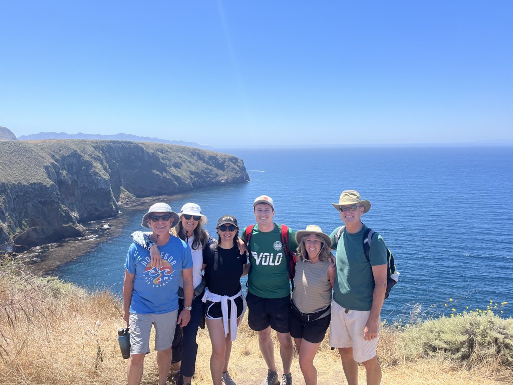Low light bluff on Santa Cruz Island